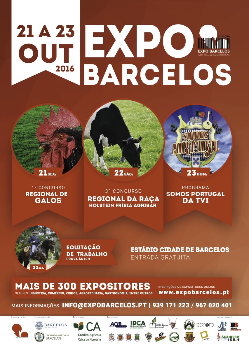RevistaVaca's tweet photo. Do 21 ao 23 deste mes celébrase #ExpoBarcelos e inclúe o 3.º Concurso Rexional da Raza #Holstein #Frisia Agribar!: https://t.co/DJQcMsjSZ8 https://t.co/QPNzj2Fwr3