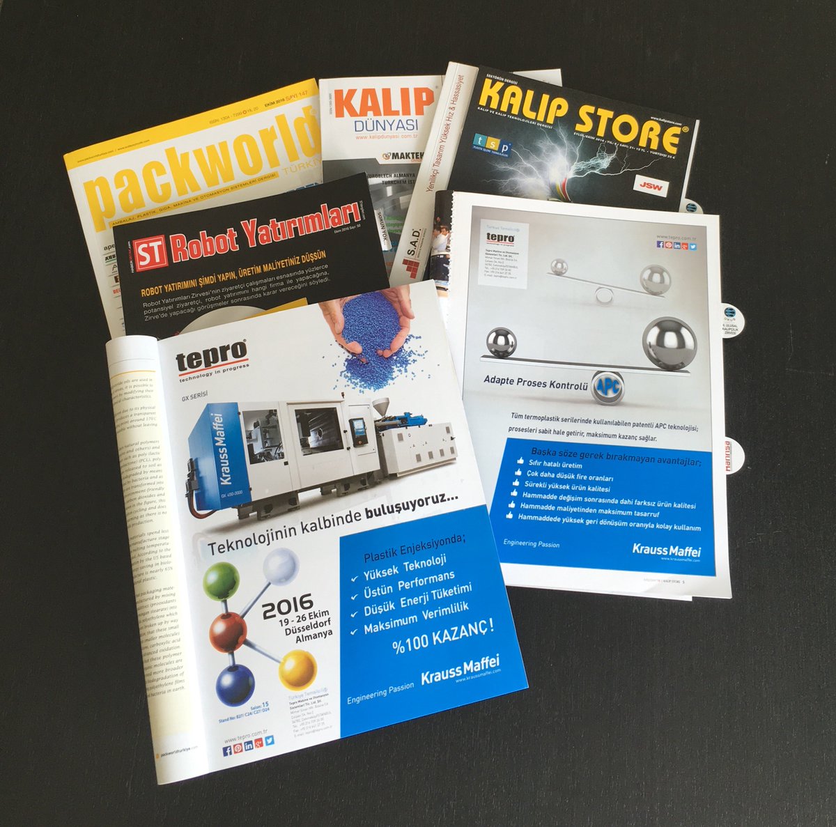 TeproMakine's tweet photo. #TeproMakine #KraussMaffei #Sepro #robotyatırımları #kalıpdünyası #kalıpstore #packworld https://t.co/FVmqSBRlxa https://t.co/abRvk6MZ7s