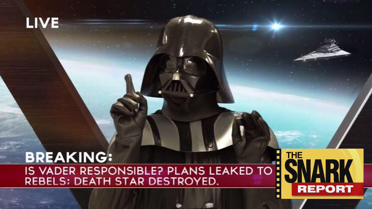 DerekJamesTV's tweet photo. .@realDonaldTrump isn't the only one dealing with leaked tapes. Snark, 8:10 @WCCBCharlotte #WCCB #DarthVader https://t.co/BASWSOkGdY