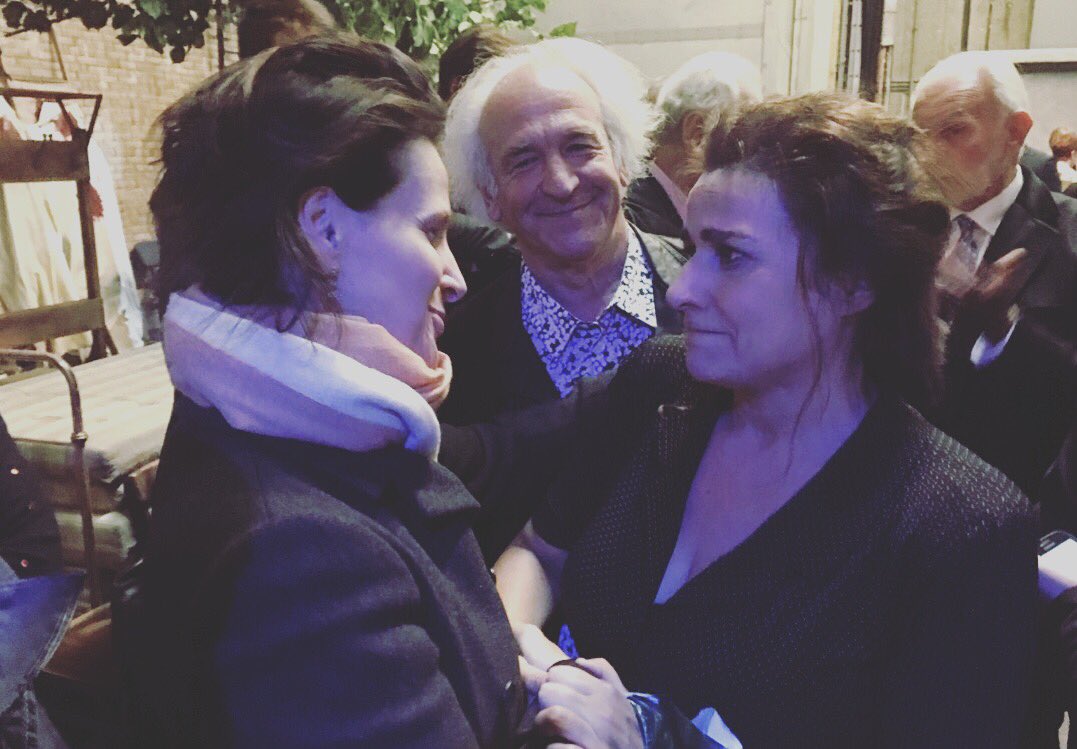 With Cecilia #Bartoli after her show in Paris.