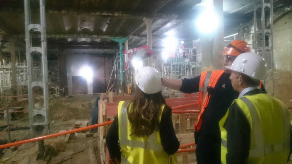 Bouygues_C's tweet photo. #CdB2016- Chantier de la Poste du Louvre qui sera également composée d’un hôtel de luxe, de logements et commerces https://t.co/hDkxi2LIRo https://t.co/v3eMiL1aCo