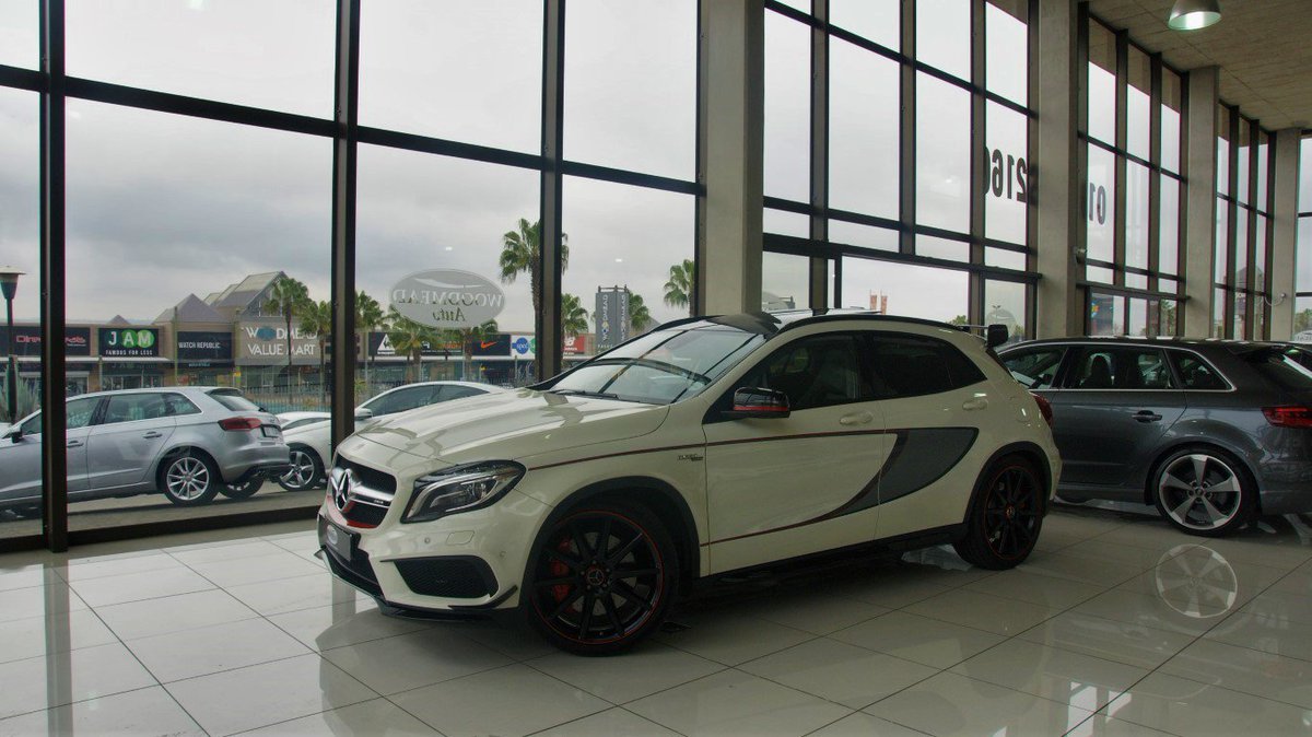 WoodmeadAuto's tweet photo. 2014 M-BENZ GLA45 AMG EDITION1, 21000KM @ R649 950. @WoodmeadAuto #mercedes #cars https://t.co/jmSDprrUOS