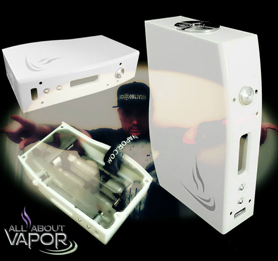 AllAboutVapor's tweet photo. That white on white though. Swoop Mod. https://t.co/3EzFFlqtR8 This is one sexy beast. #SwoopMod #BoxMod #vaping #vapeporn https://t.co/hqFHtKHvra