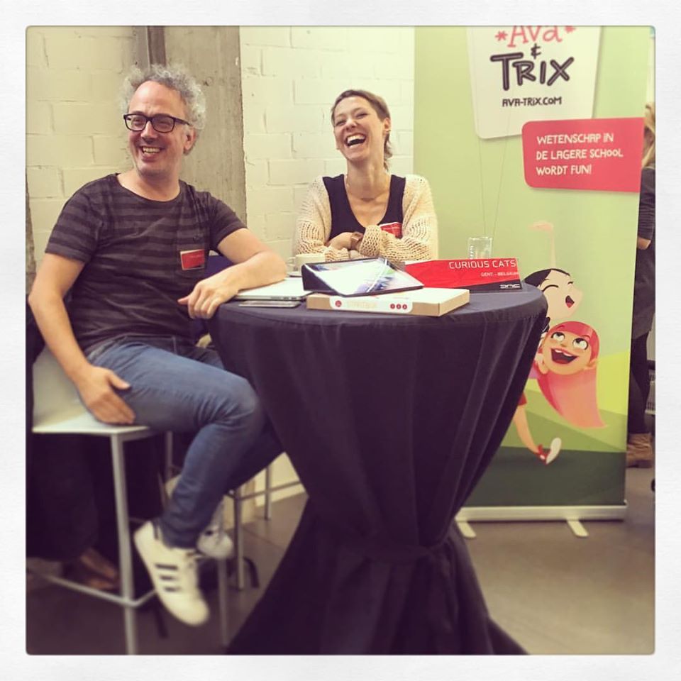 Ava_Trix's tweet photo. Getalenteerde game developer in aantocht op stagebeurs van DAE #Howest! #gamedevelopment #gamedesign #Ava&amp;Trix https://t.co/12oBq19UF3