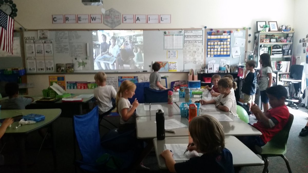 KWAdventurers's tweet photo. #mysteryskype with a class in Baltimore. All boys school! @SkypeClassroom #SkypeMT https://t.co/FPvj4aTOkQ