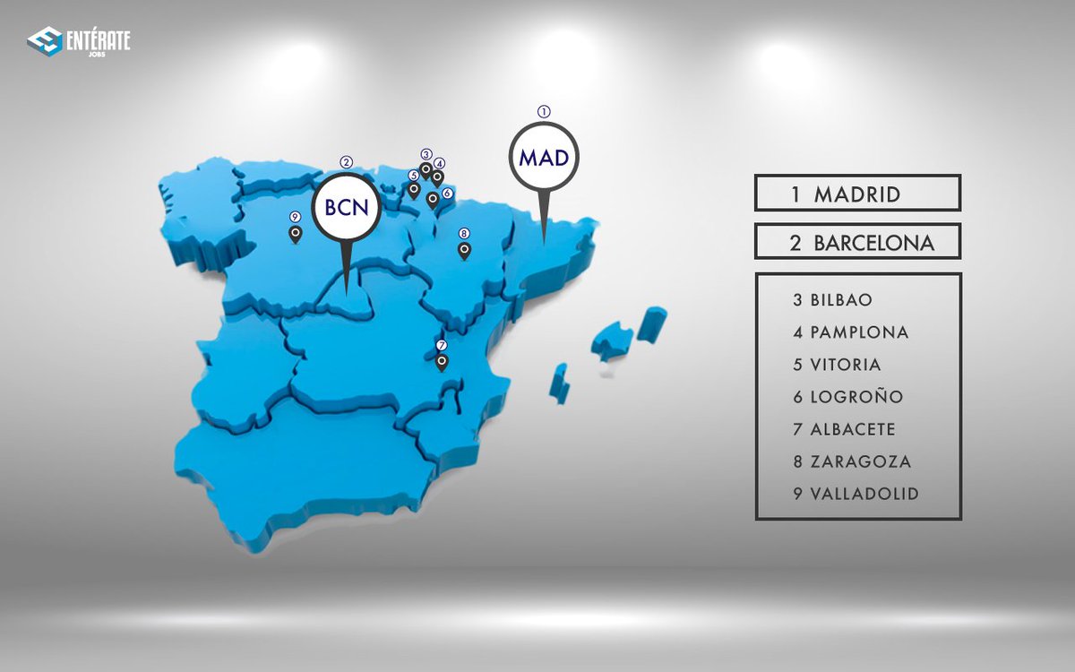 EventoEnterate's tweet photo. ¿En qué ciudad de España debería un ingeniero buscar trabajo? https://t.co/JyRUGFE337
Inscribete en 1 minuto aquí -> https://t.co/JuVKzzxCXD https://t.co/zyRQgWGkdH