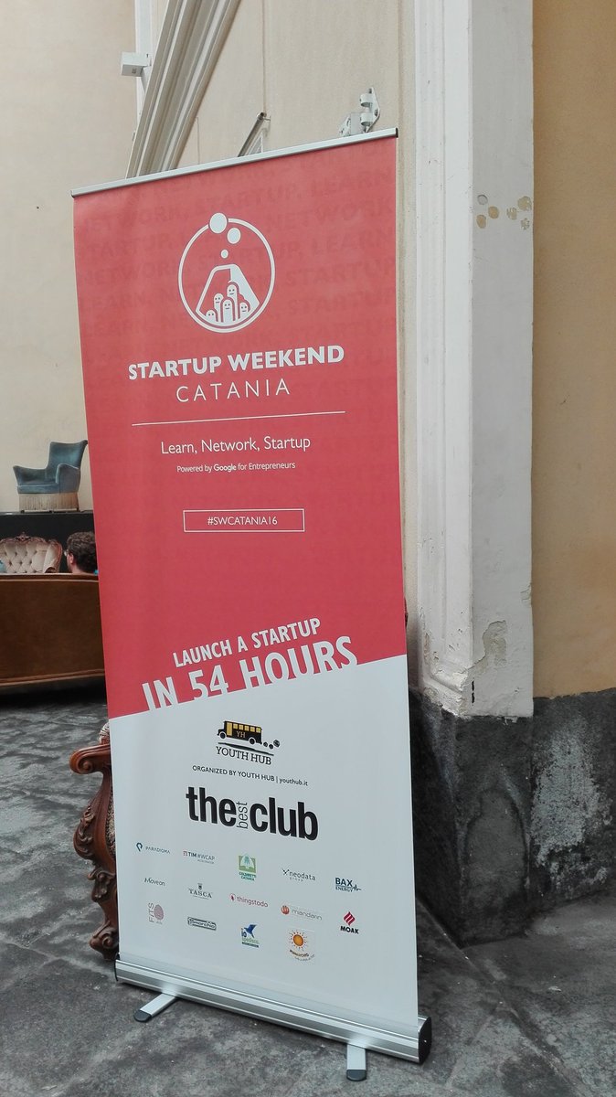 Tutto pronto pochi minuti e sarà #SWCatania16 #startup #innovation #Catania