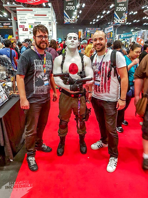 imincomics's tweet photo. We can't wait to watch #Ninjak vs The #Valiant Universe, but in the meantime, we'll settle for meeting #Bloodshot! 😉  #comics https://t.co/TqscGZh2im