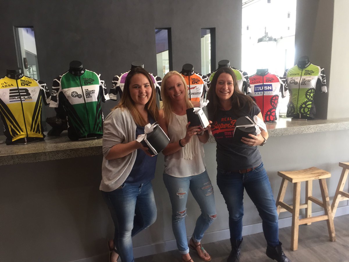 Thank you <a href="/CapeEpic/">capeepic</a> for a great launch with <a href="/sibueverest/">Sibusiso Vilane</a> <a href="/ultrabloke/">Justin Pearse</a> from team <a href="/EmperorAsset/">Emperor Asset Mngmt</a>