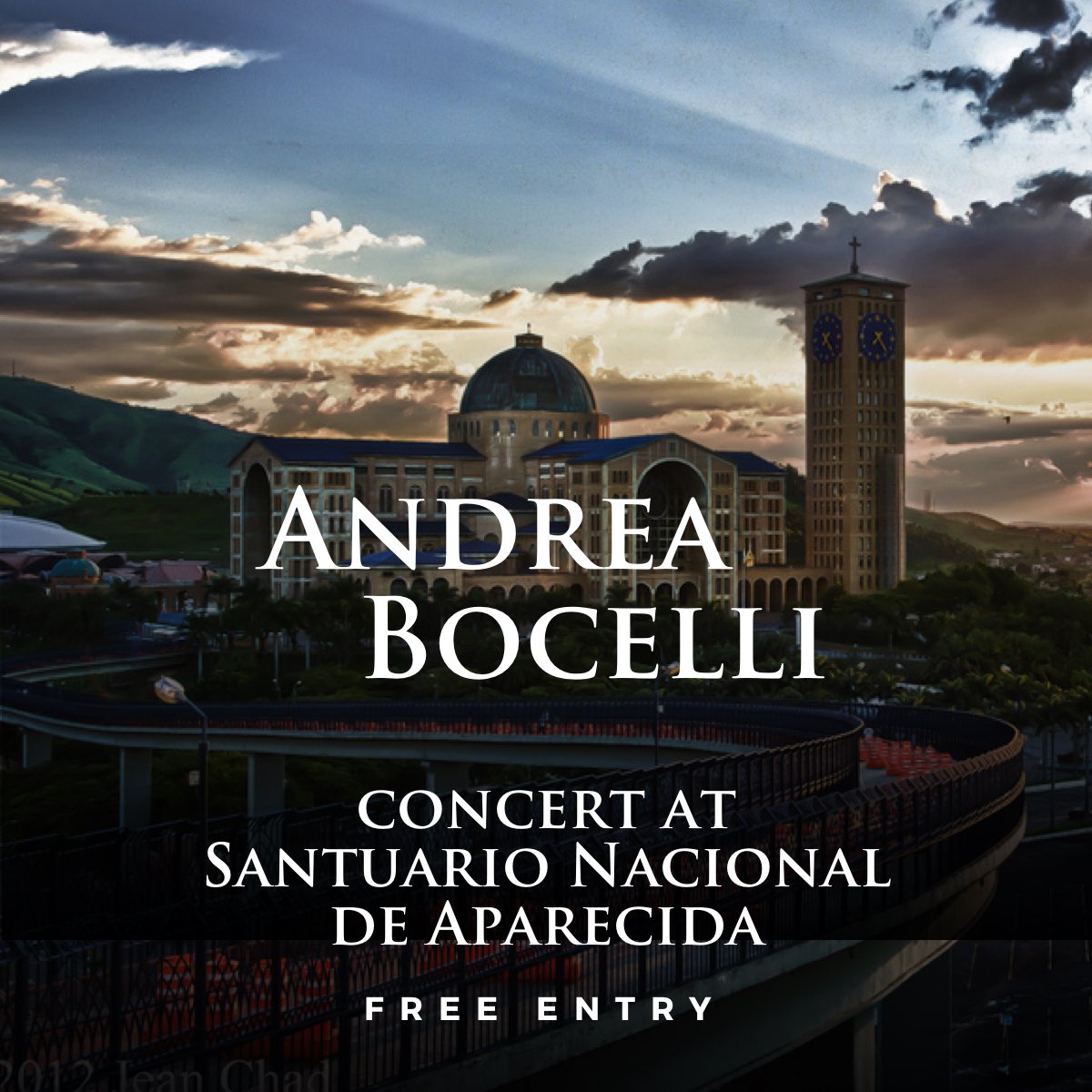 AndreaBocelli's tweet photo. Tomorrow, a very special performance: a free entry concert at the Santuario Nacional for all those who wish to attend it.I hope you enjoy it https://t.co/264cAQuAwp