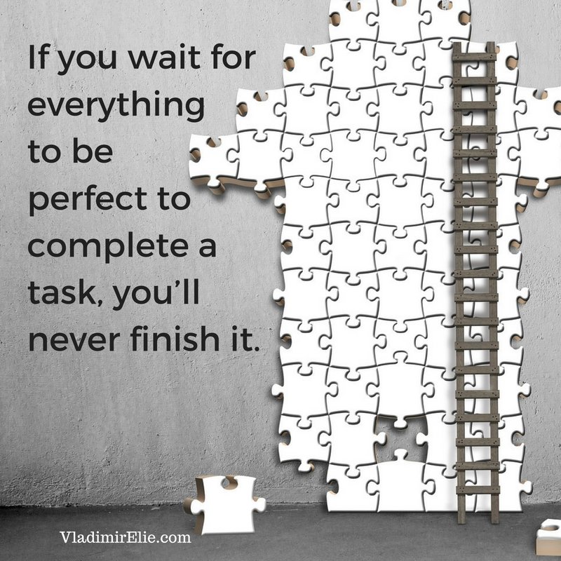 vladimirelie's tweet photo. Producing #quality #work is important, but don't let #perfection paralyze you! #excellence #finish #commitment #setdeadlines #productivity https://t.co/d3HLX9cKRf