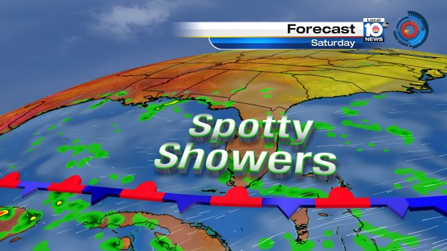 Stalled front means showers in #SoFlo this Saturday. But not a washout, so enjoy the weekend! #rainorshine #Flwx https://t.co/8BX46EEyDY