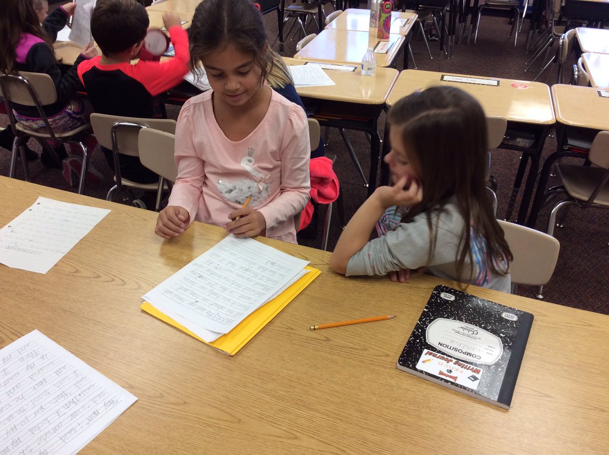 Sharing and editing writing with our 3rd grade buddies. <a href="/mem76rt/">Matthew E. Miller</a>
