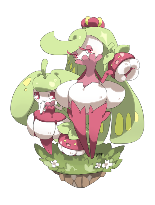 bounsweet's evolution line is so cuteee???I NEED ONE //SHAKES POKEMON.