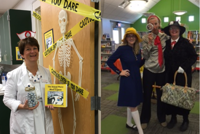 StBrigidKildare's tweet photo. Today our teachers dressed like their favorite book character! Who are these familiar faces? https://t.co/gP4sNxphOk