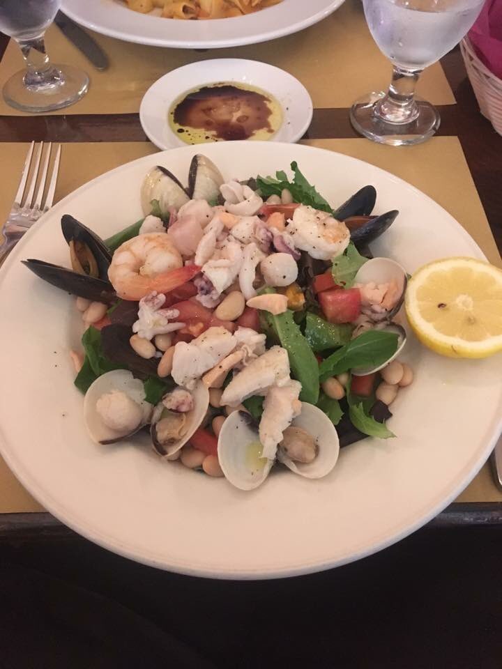 operacaffe's tweet photo. "insalata di mare"  it's a very great choice and the healthy option to "Spaghetti di mare" #amazing #sandiego #italianfood #operacaffe https://t.co/1ttwczVUGG