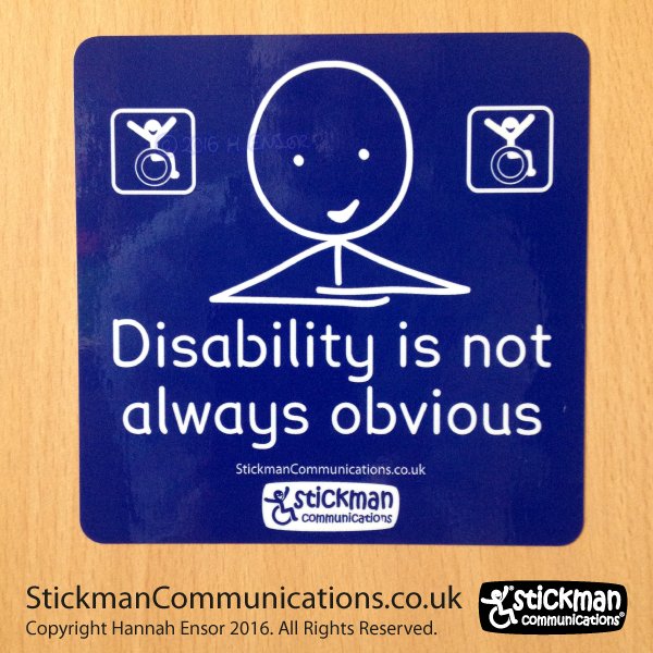 stickmancrips's tweet photo. Disability isn't always obvious. Looking fine doesn't always mean being fine. #invisibleillness #hiddendisability  https://t.co/GAbHdPfbBw https://t.co/4FPYC8zONV