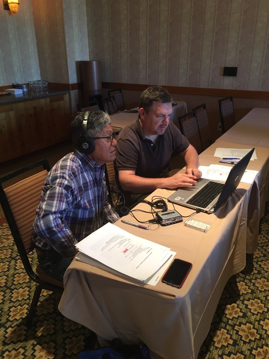 ProfChristen's tweet photo. Our SHN audio digitization workshop #ATALM2016 @TribalALM @WSU_CDSC @anthroarchives https://t.co/rAunRxjtEL