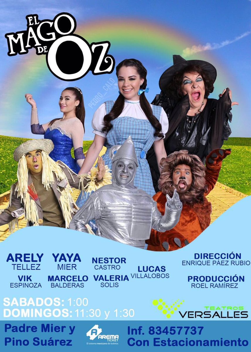 _valeriasolis's tweet photo. ¡Amigos! los invitamos a ver el Mago de Oz en el Teatro Versalles, ¡ULTIMAS FUNCIONES! No te quedes sin ver este maravilloso cuento 💙 https://t.co/gpE0aiUP3l