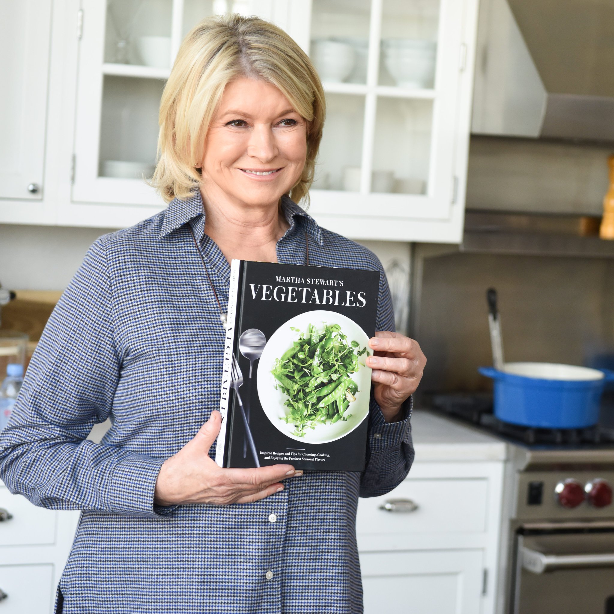 “We're on set with @MarthaStewart today making a special recipe fro...