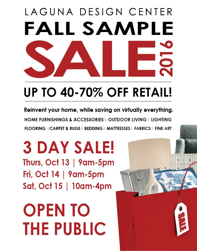 CAStyle92677's tweet photo. Don't Miss Fall Sample Sale - #samplesale #floorsample #tentsale #supersale #salefurniture #lagunaniguel #lagunadesigncenter #southcounty https://t.co/cKrD7wOumy