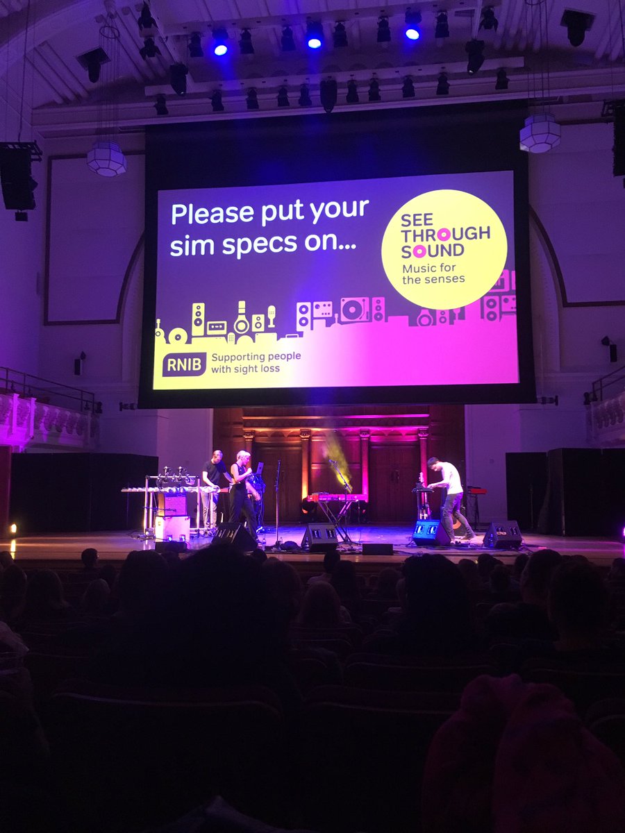 SianiD24's tweet photo. New experience at @RNIB's #SeeThroughSound this eve #musicforthesenses #sightloss #charity #specson Can't wait for @NewtonFaulkner 😃😃😃 https://t.co/06pLwRLumf