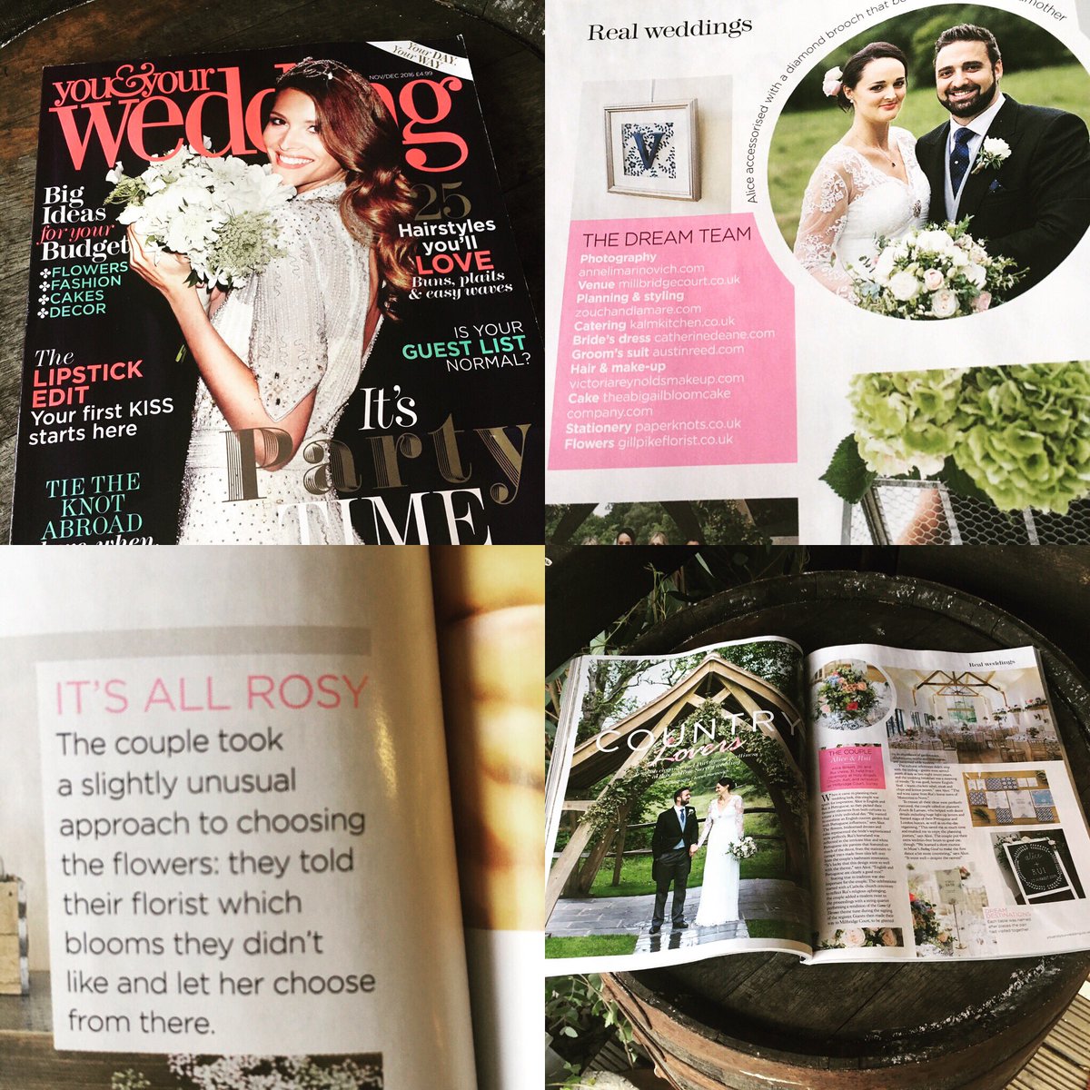 We are in the press this month <a href="/youyourwedding/">You & Your Wedding</a>