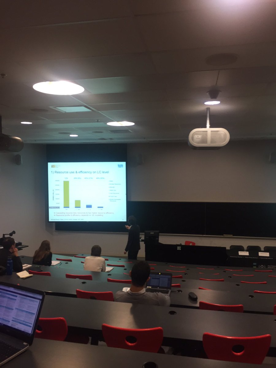 Hassanaelzein's tweet photo. What about the resource efficiency? Michael Risse from @TU_Muenchen is telling us more about it during #cycle2016 @CIRAIG @_CIRODD @polymtl https://t.co/ECbHZDGOAo