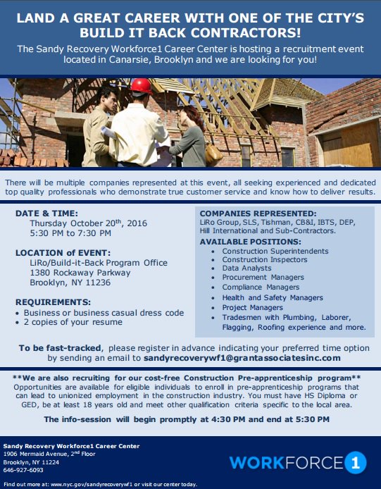 Workforce1 (@NYCWorkforce1) | Twitter