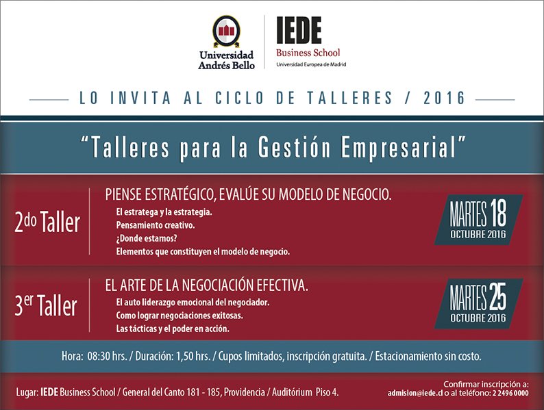 IEDE_BS's tweet photo. Talleres gratuitos para la Gestión Empresarial Inscríbete aquí: https://t.co/3ltrHykimc https://t.co/TeutEd1CjJ