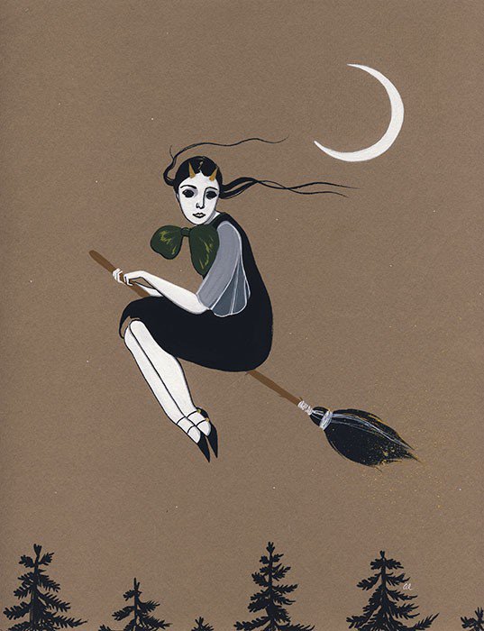 Available from Bewitching 6
<a href="/amy_earles/">amy earles</a> "Perfect Autonomy"
8.5” x 11”  
Gouache  tinted paper
email strangerfactorysales@gmail.com for info