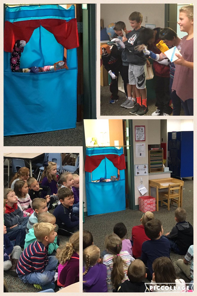 CES_Royer's tweet photo. Thank you to our Woodside buddies for performing such wonderful fairy tale puppet shows today! Your talents were inspiring to our Kinders! https://t.co/jhMECiStqF