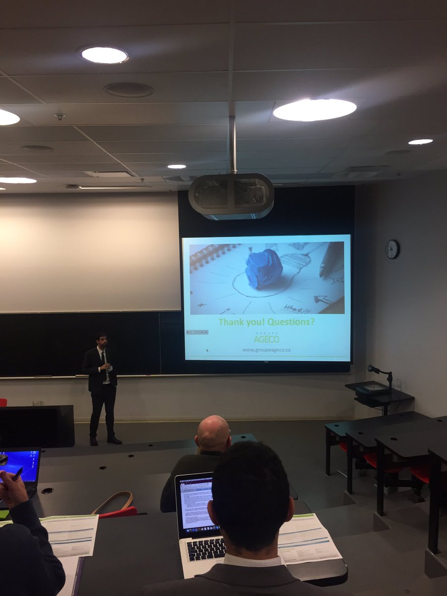 Hassanaelzein's tweet photo. Thank you Groupe Ageco for the interesting presentation during #cycle2016 @polymtl @CIRAIG @_CIRODD https://t.co/vgXjqoJKqx
