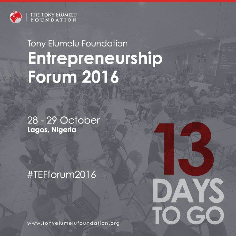 Get ready for the largest annual gathering of #AfricanEntrepreneurs. Get ready for the #TEFforum2016