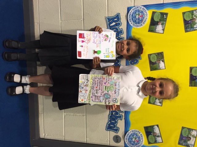 HaveleyHey's tweet image. Check out our #EcoCode winners!!  Well done to Laura and Jamielee!