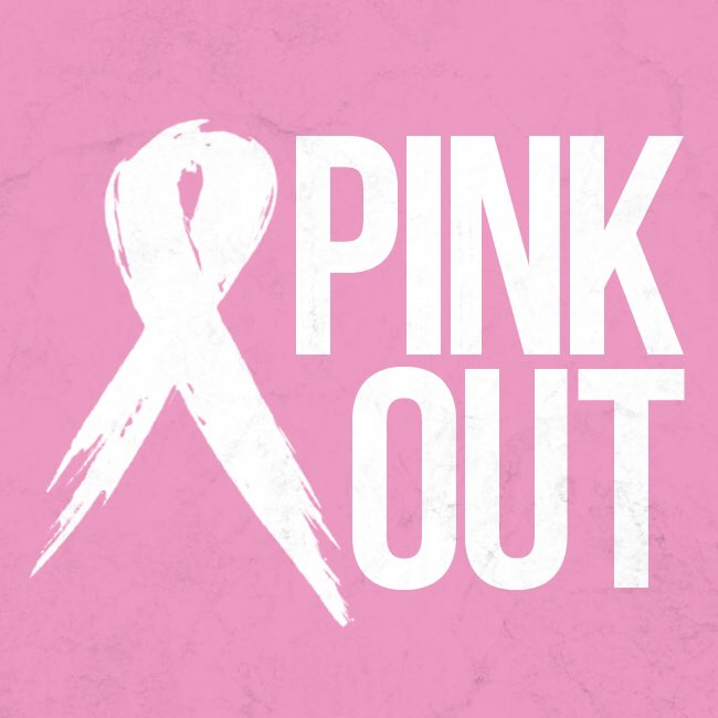 RCISDBruno's tweet photo. It's PINK OUT at the Royse City HS football game tonight.  I'll be wearing my pink collar!  @RoyseCityISD @kworthy11 @RoyseCityHS https://t.co/O7oi1w2jra