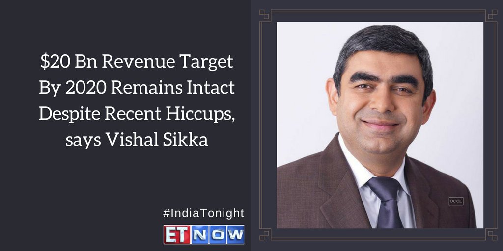 ETNOWlive's tweet image. Tune in to #IndiaTonight for details @ 9pm w/ Sandeep Gurumurthi. #Infosys #InfosysQ2 #VishalSikka