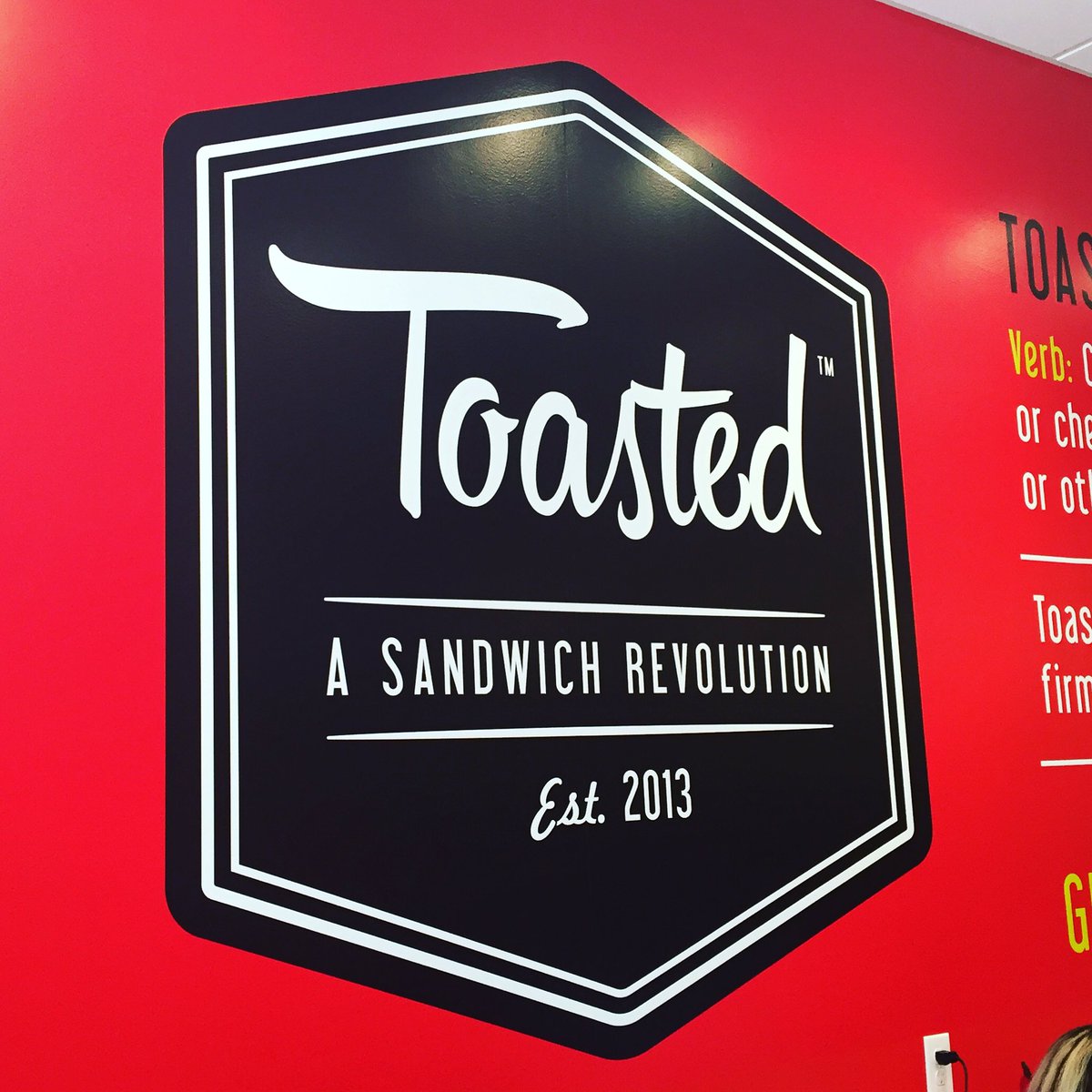 FREE sandwiches for the first 150 customers today at Toasted starting at NOON #uconn