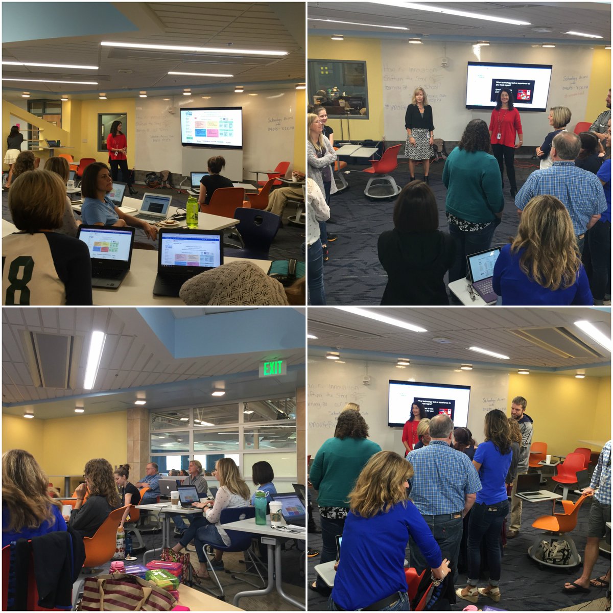 BVSDEdTech's tweet photo. First day of the BVSD Innovation Cohort 1.0 with @klychock and @kjsain #innovatebvsd #successeffect https://t.co/qgrmMLHpF5