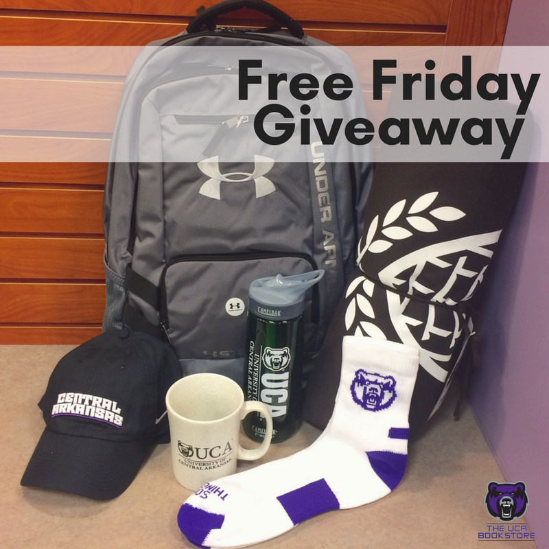 TheUCABookstore's tweet photo. It's time for our Free Friday Giveaway!! Like and retweet for your chance to win! We will pick three winners on Monday. #freefriday https://t.co/BkgHZf9UtI