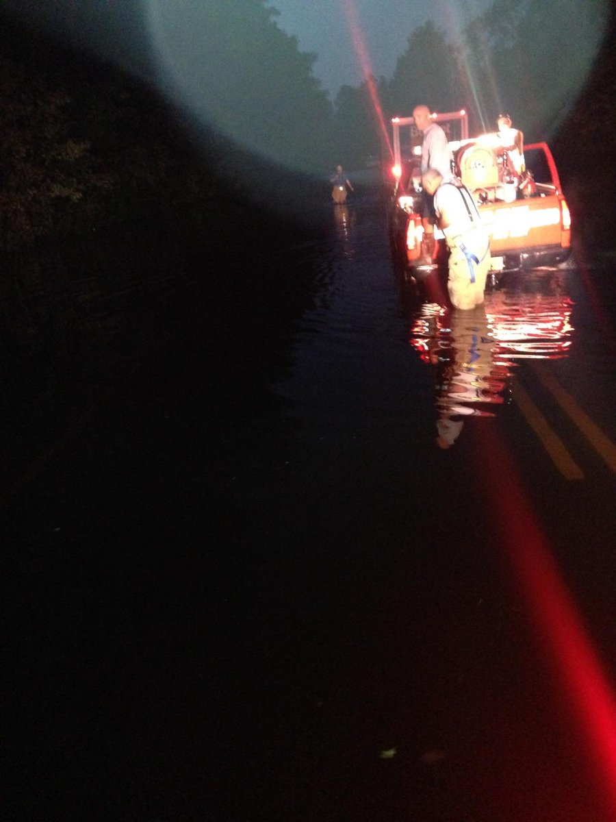 SalisburyNCFire's tweet photo. SFD Deployment Strike Team returned some pics of search and rescue missions since they have been in Lumberton and Robeson Co. #MatthewNC https://t.co/AwLHLav7XG