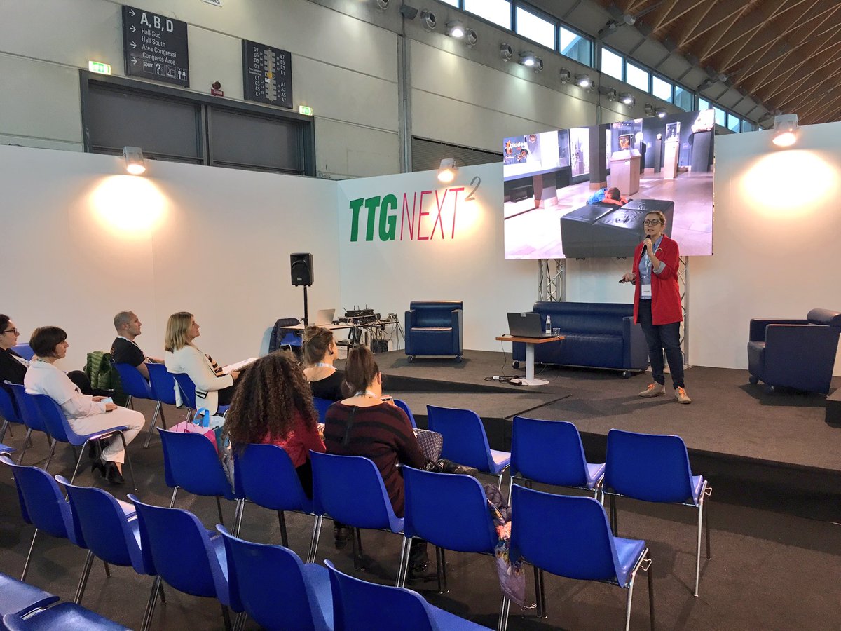 startup_turismo's tweet photo. "Gli smart tips che ti risolvono la vacanza" ora a #TTGNext 2 con @tikidoo_com @CrazyforArt e #tourix. #travel #startup #TTG2016 #tourism https://t.co/RuWNwXNnCq