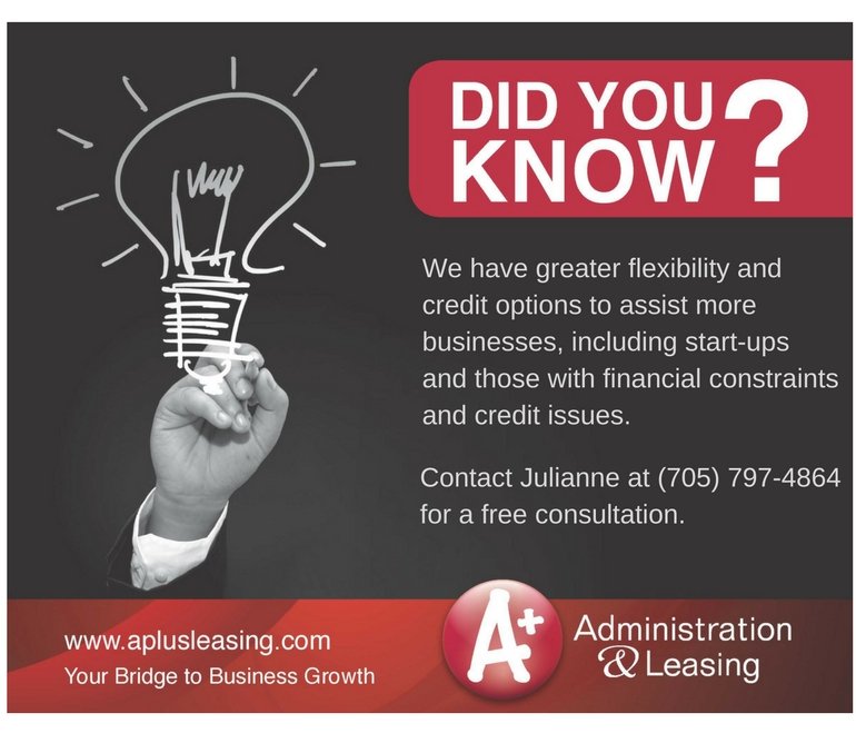 APlusLeasing's tweet photo. New in business? Worried you won't be approved for financing. We have greater flexibility than the banks. #Leasefinance #highapprovalrate https://t.co/Ei5A0CLfSn