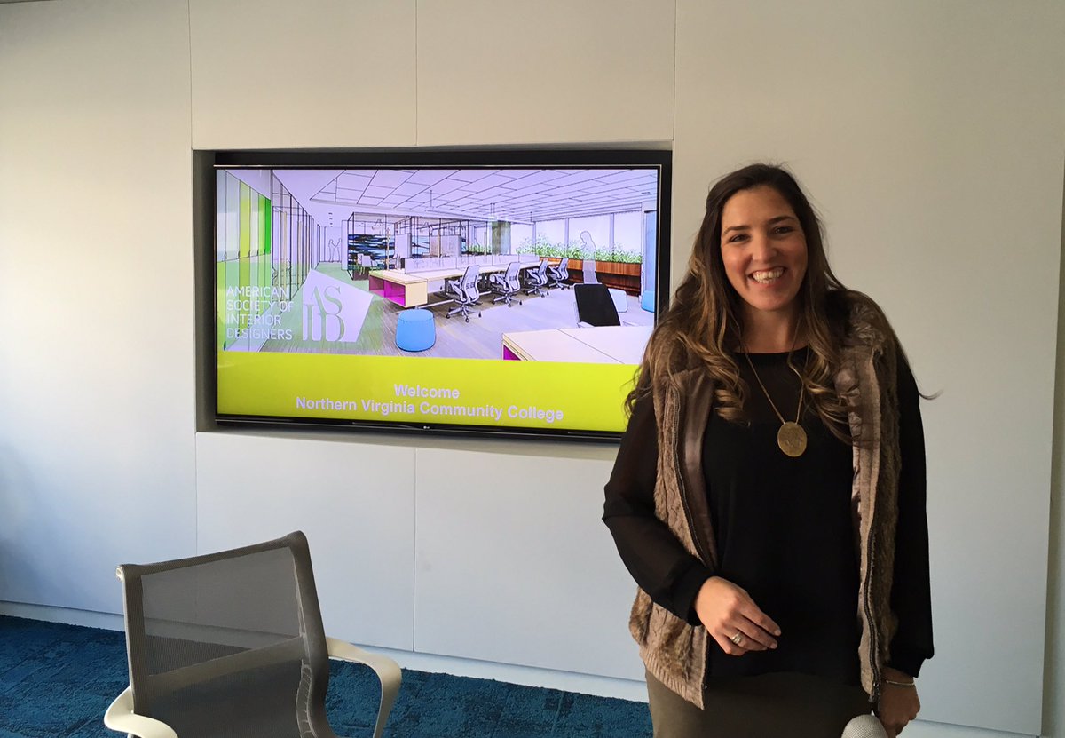 lisahfitz's tweet photo. Touring @ASID HQ today with the #NVCC #InteriorDesign Club &amp; #ASIDStudentChapter #ASIDStudents Great Agenda! Great space! #WellBuilding https://t.co/55AuUJtzrf