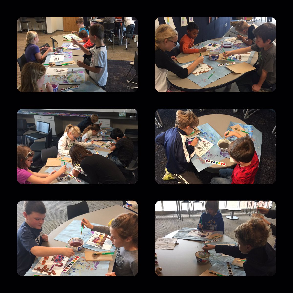 MrsHangsleben's tweet photo. Friday Fun ~ Art Day 🎨 #TrailBlazeOn #ilovediscovery #gfschools https://t.co/wg5dBOw2Dy