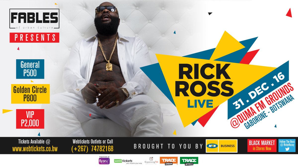 RICK ROSS LIVE IN GABORONE 31-12-16- BROUGHT TO YOU BY MTN BUSINESS BOTSWANA