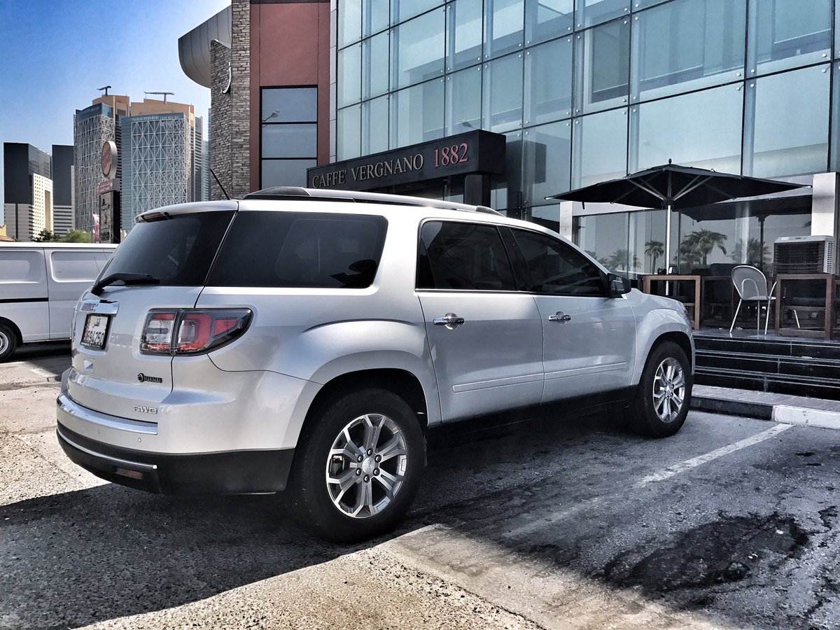 shivasingh's tweet photo. Thanks to @qatarliving, I'm spending the weekend with this SUV - a @ThisIsGMC #Acadia. Way bigger than my #A45AMG! @GmcQatar1 https://t.co/5jGNbQdzaM