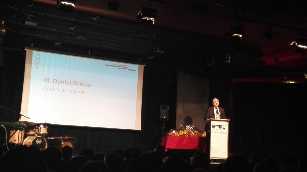 Un invité de marque à la cérémonie de remise des diplômes de l'Ecole Supérieure de l'ETML.