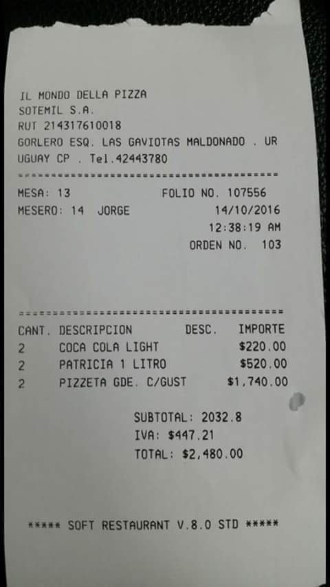 Con estos previos estamos en el horno!!! Me lo hace llegar un amigo y no lo puedo creer!!! Caribe, no???