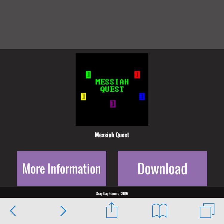 GrayDayGames's tweet photo. As an added value to our fans, we have a new text based RPG. Go check out Messiah Quest! https://t.co/CMKw04Eygv https://t.co/NZkt3xDmbh